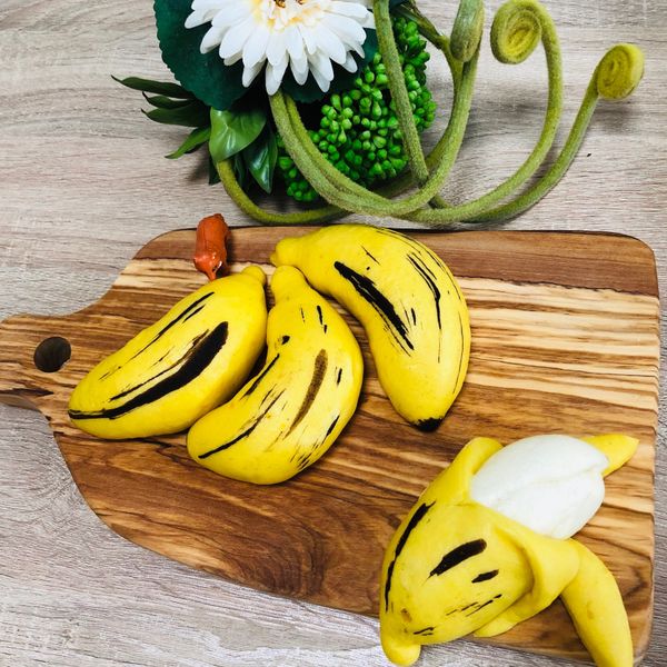 香蕉饅頭+煉乳地瓜泥【大同星球電鍋】：桃小芬 一起做