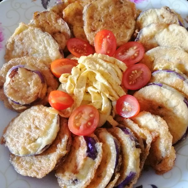 蛋煎茄子가지부침 : Cherry Soo一起做