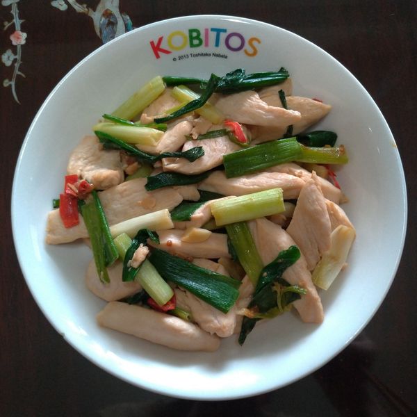 蔥爆雞柳 : Noguchimeiko一起做