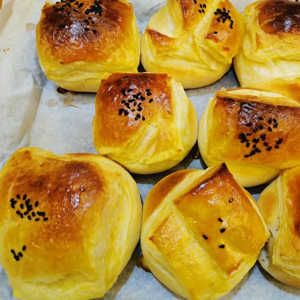 起酥肉鬆麵包-用製麵包機：Sabina Yang 一起做