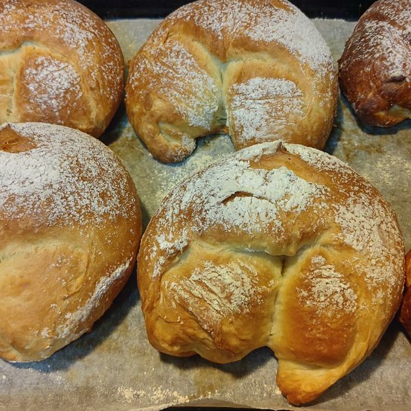 ♥我的手作料理♥ 歐式牛奶麵包 : Bj Wu一起做