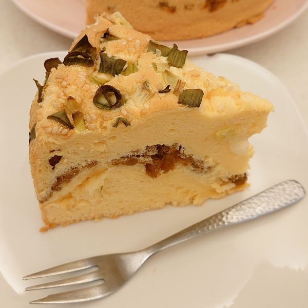 香蔥肉鬆戚風蛋糕 : Crysta一起做