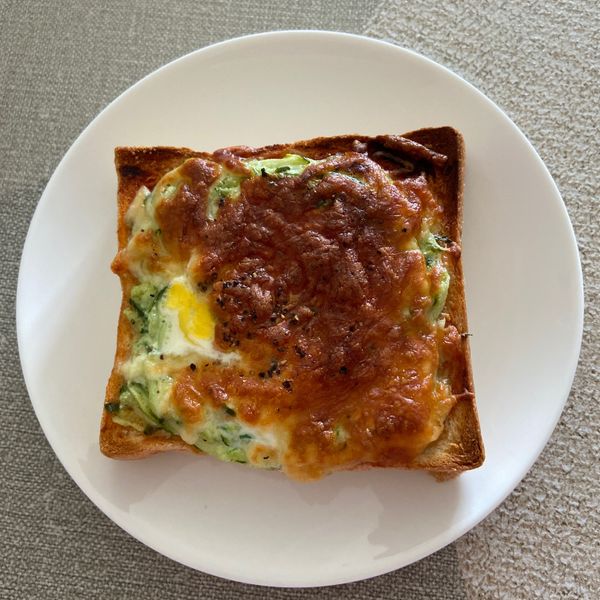 起司蛋厚片吐司:Wan 一起做