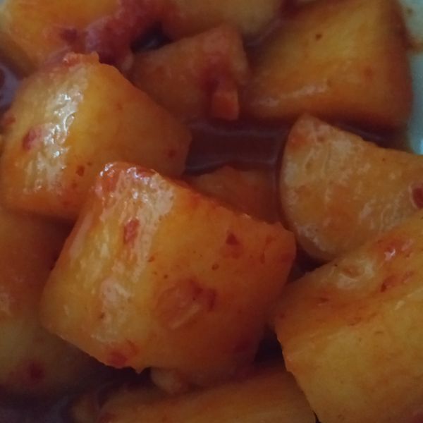 韓式涼拌辣蘿蔔♡ : 蔡瓊慧一起做