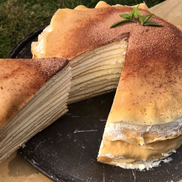 伯爵茶千層蛋糕 : Jessie Tang一起做