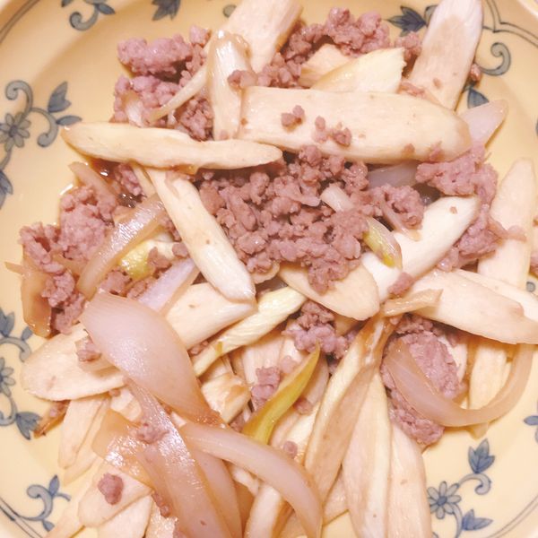 肉末炒筊白筍 : Tiffany Liang一起做