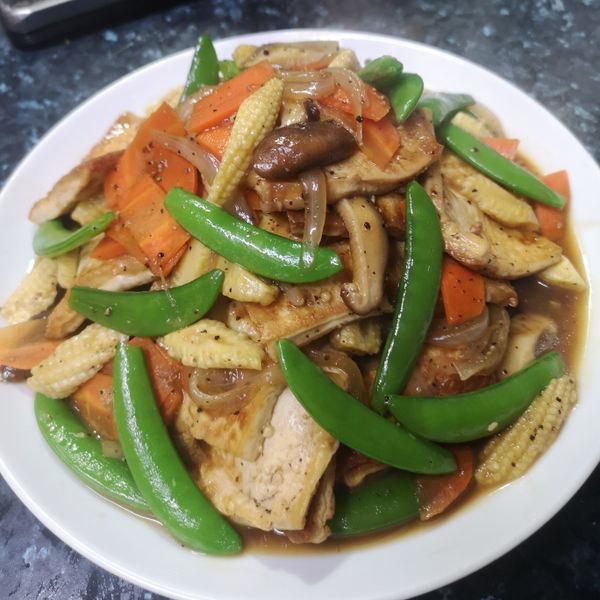 黑胡椒香煎豆腐：璇 一起做