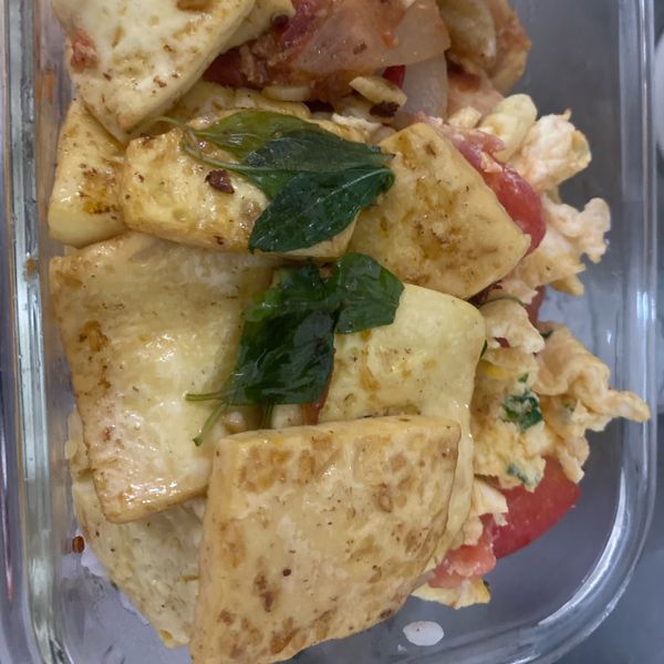 三杯雞蛋豆腐 : anan一起做