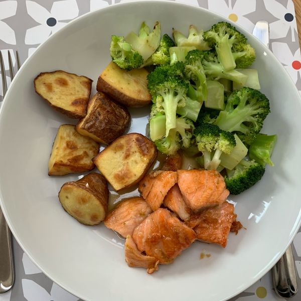 蜂蜜大蒜鮭魚 : Rachel Chen一起做