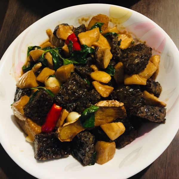 \\必學熱炒-三杯滷米血杏鮑菇//：Wei 一起做