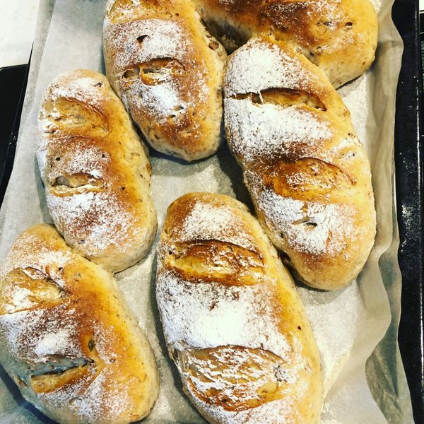 全麥果乾核桃麵包：kaoli 一起做