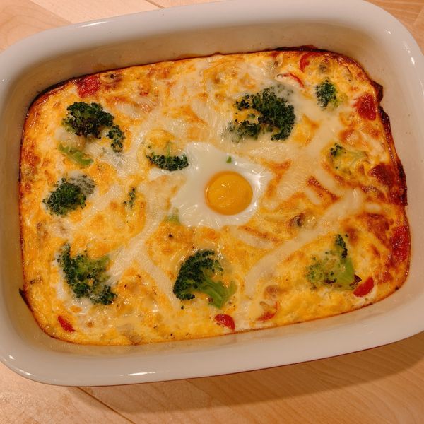 什蔬烤蛋 : IrIs廚房仙境一起做