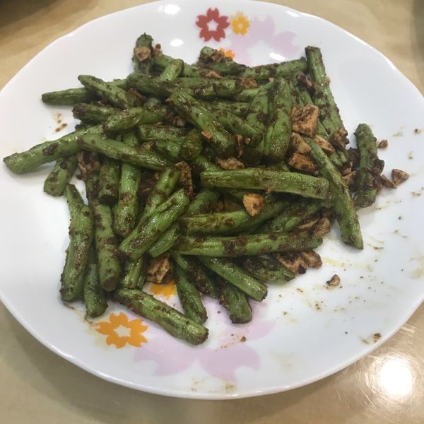 笨蛋也會的極簡單金沙四季豆 : 料理記事一起做