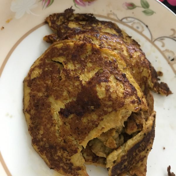 只要兩顆蛋+一根香蕉的簡單鬆餅! : evacheng1491一起做