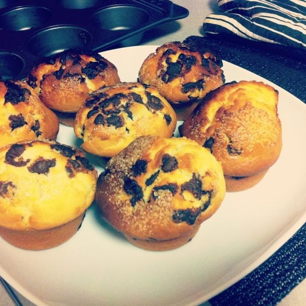 三分鐘入烤箱之香蕉藍莓瑪芬：Hsuan 一起做