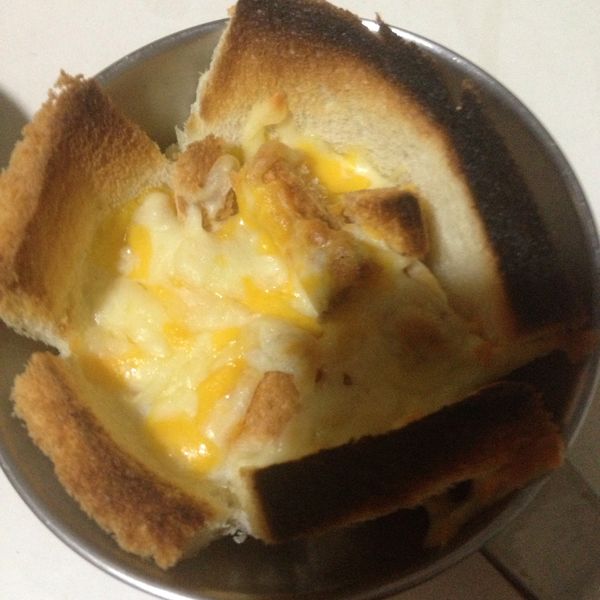 吐司烤蛋盅 : 黃馨儀一起做