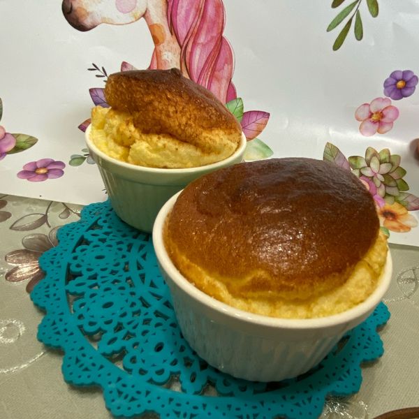 氣炸《舒芙蕾》～第一次就成功！🎉減糖版 : Chia-chi Lin一起做