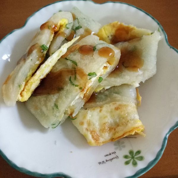 古早味粉漿玉米蛋餅：如如如如 一起做