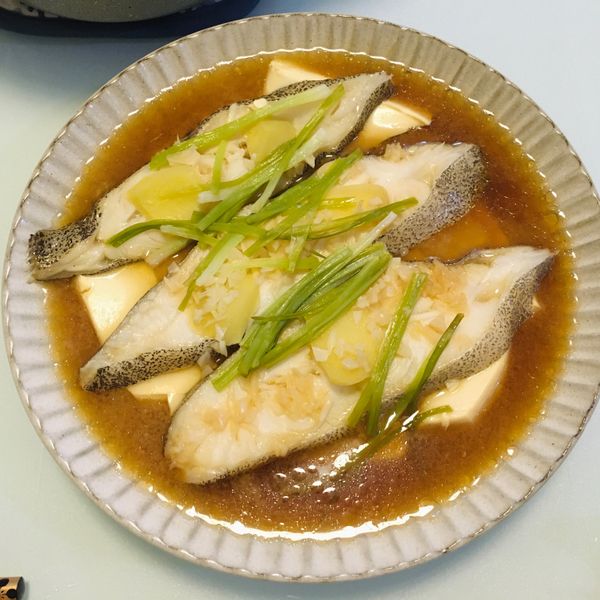 清蒸鱈魚(大比目魚) : 小雪一起做