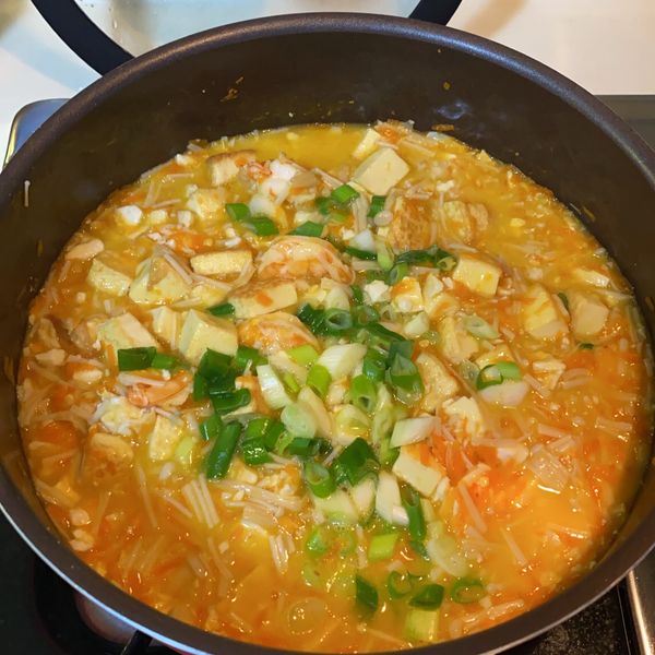 蟹黃豆腐煲🍲健康低膽固醇版：瑩 一起做