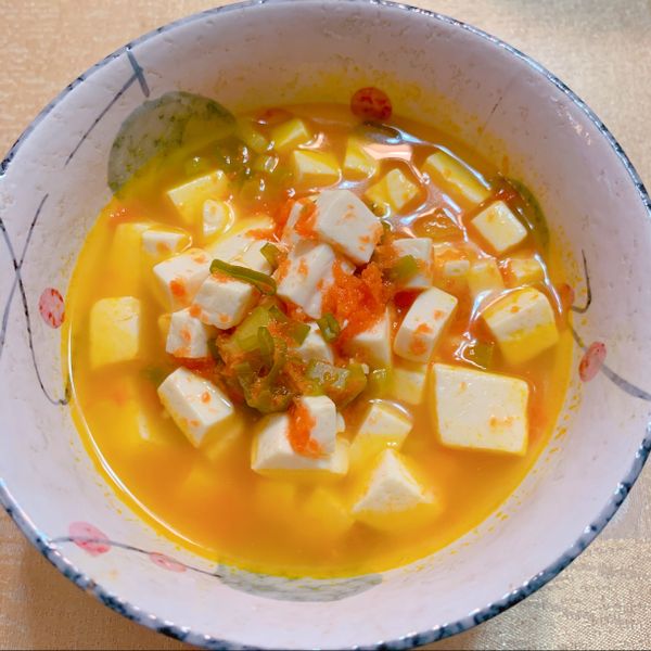 素蟹黃豆腐煲 : Vivian Yang一起做