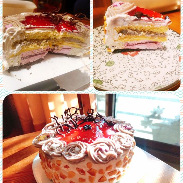 生日蛋糕自己做！草莓鮮奶油戚風蛋糕 : Annie  Wang一起做
