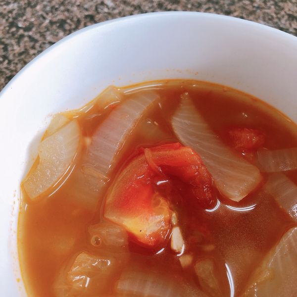 ♨️暖心鮮甜 番茄洋蔥濃湯：peipeimei 一起做