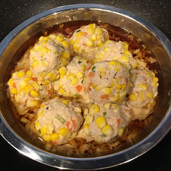 玉米肉丸子(電鍋版) : Mei Lan Peng一起做