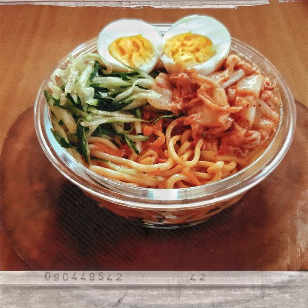 韓式辣醬冷拌麵🍜：愛做飯的少女⍤⃝🍴 一起做