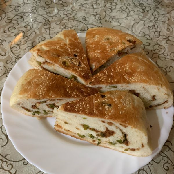 千層蔥花大餅：莫海娜 一起做