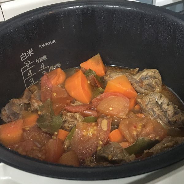 無水番茄牛肉鍋:倍 一起做