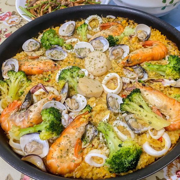 零失敗西班牙海鮮燉飯 : lucy一起做