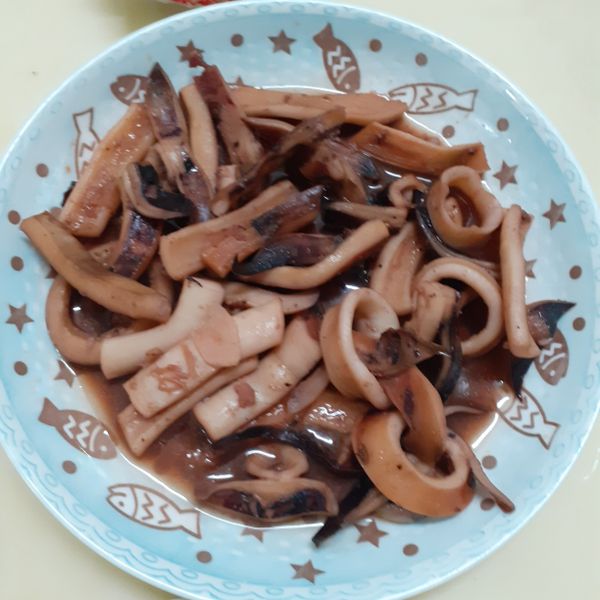 薑炒花枝（超簡單） : Andy Wu一起做