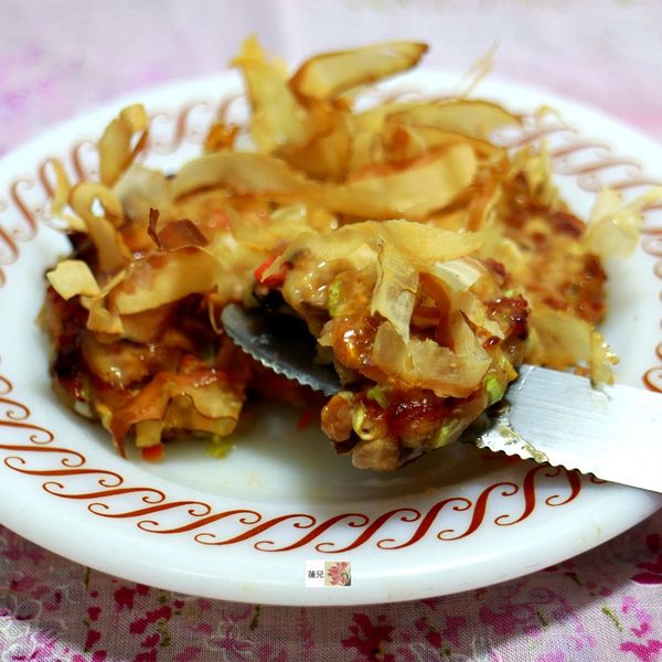 高麗菜大阪燒：陸蓮兒 一起做