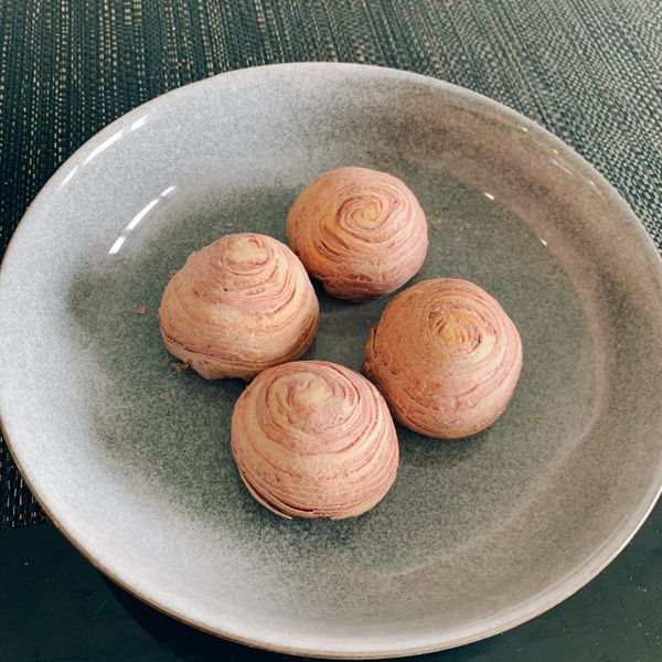 《應景中秋》芋頭螺旋酥：Bee Self 一起做