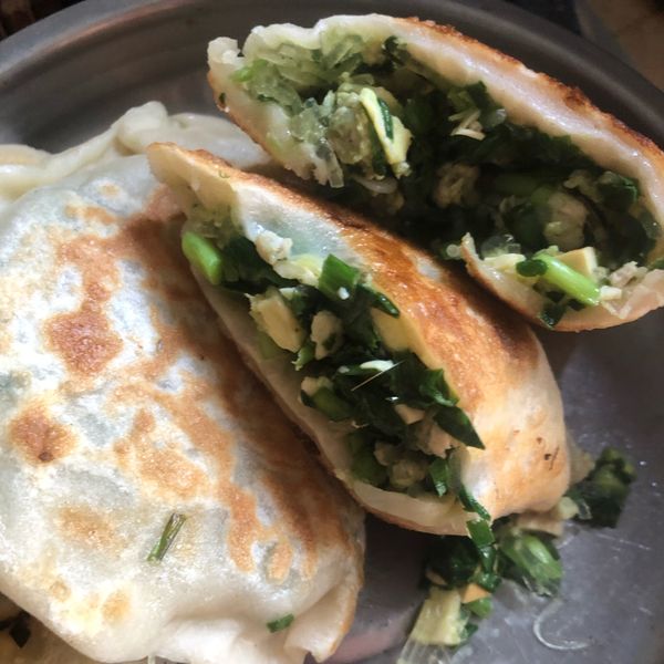 韭菜盒子、韭菜餡餅 : 小芸一起做