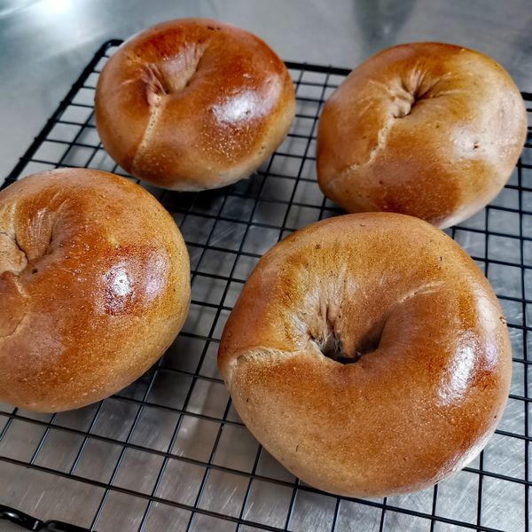 無油乳酪桑椹貝果:陳瑄 一起做