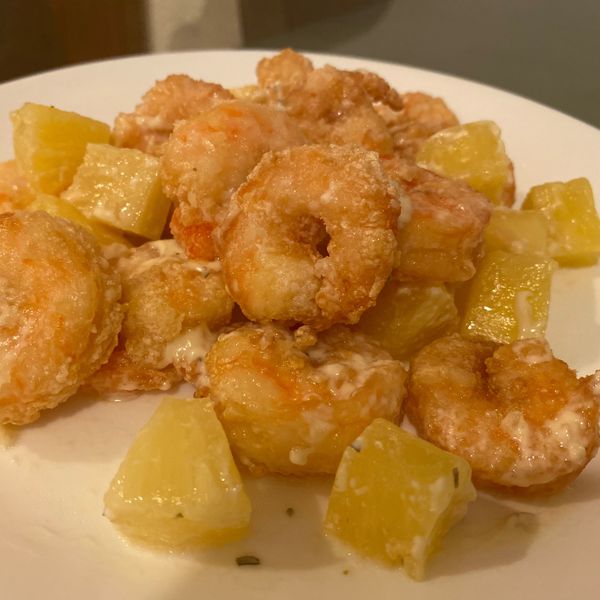 簡易阿基師版之鳳梨蝦球：齊愛華 一起做