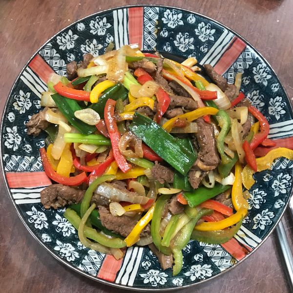 黑胡椒牛柳 : 小青一起做