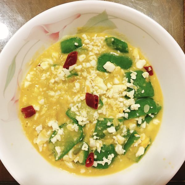 鹹蛋絲瓜 : Lisa She一起做