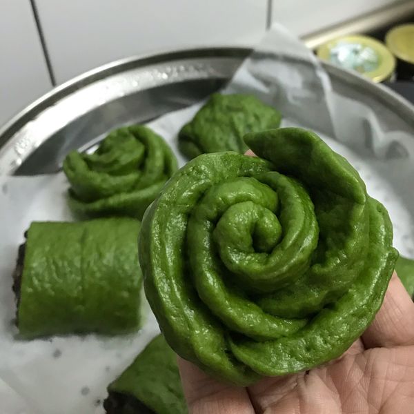 黃玫瑰饅頭 : Rong一起做