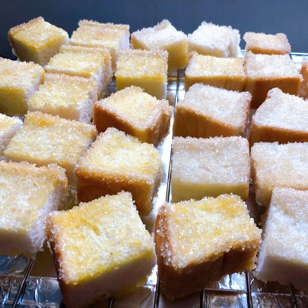 蜜糖吐司條 : 鳥胃大蔬一起做