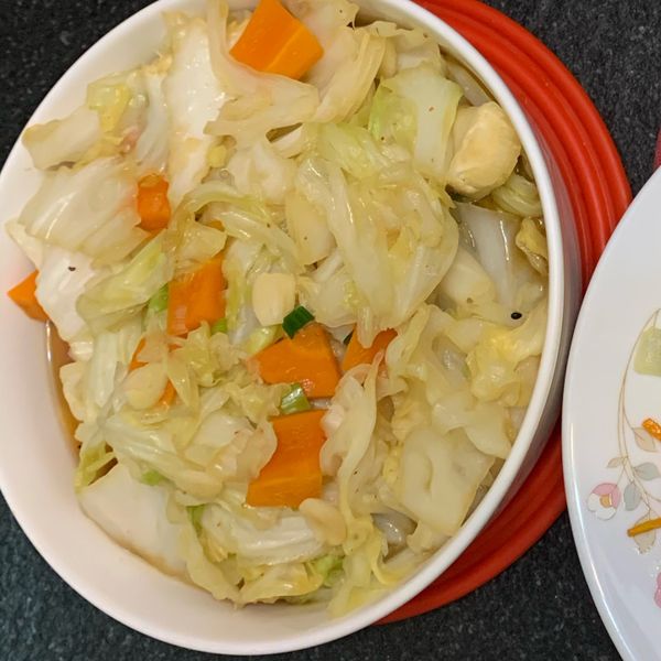 雞胸味噌高麗菜：徐嫚嫚 一起做