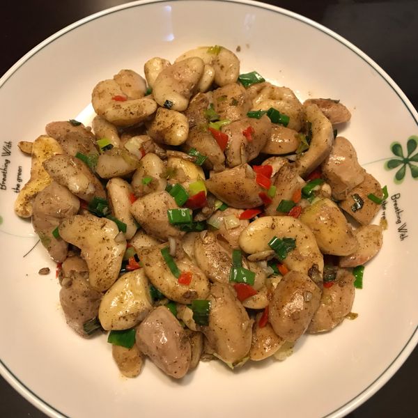 椒鹽菱角 : 千懿一起做