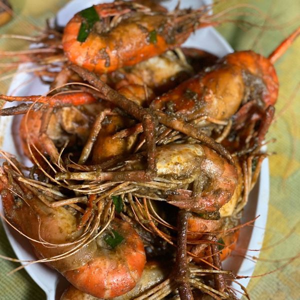 簡易版胡椒蝦 : Tuhua Tian一起做