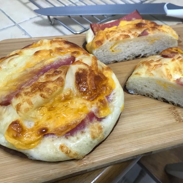 火腿起司麵包 : 郭小菱一起做