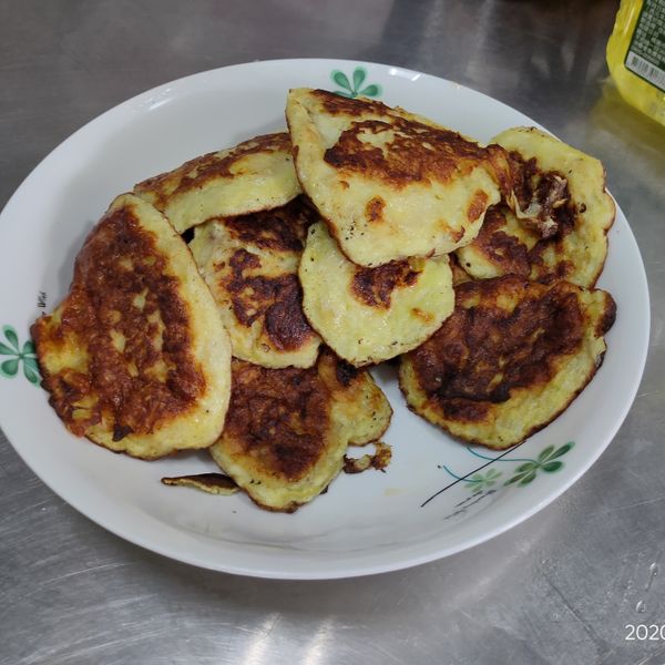 超快速無麵粉香蕉蛋餅 : 羿君一起做