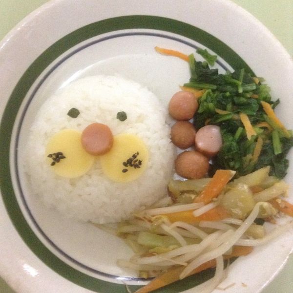 [親子食堂]海豹飯團便當：Shu Ting Weng 一起做