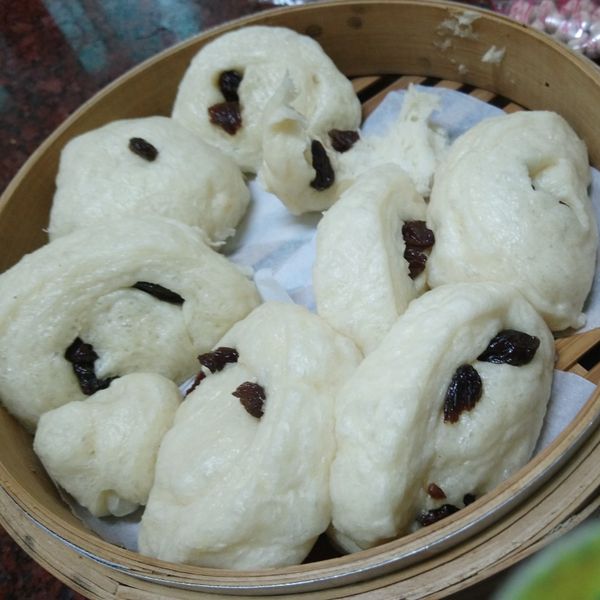 果乾牛奶饅頭(葡萄乾&蔓越莓) : 黃雅菁一起做