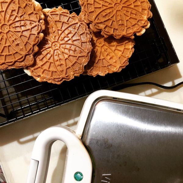 鬆餅機 蕾絲餅乾 極度酥脆版～純蛋白配方 : 周艿薇一起做